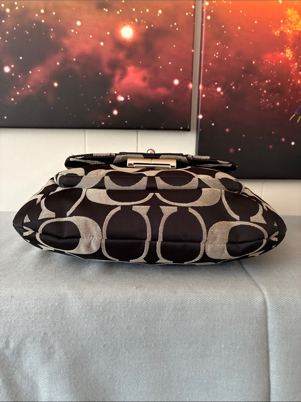 Coach Signature Canvas Kristin Shoulder Bag - Picture 10 of 10